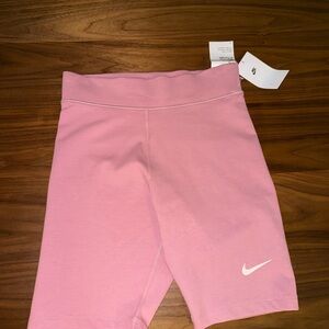 Nike Women's Soft Pink Bike Shorts